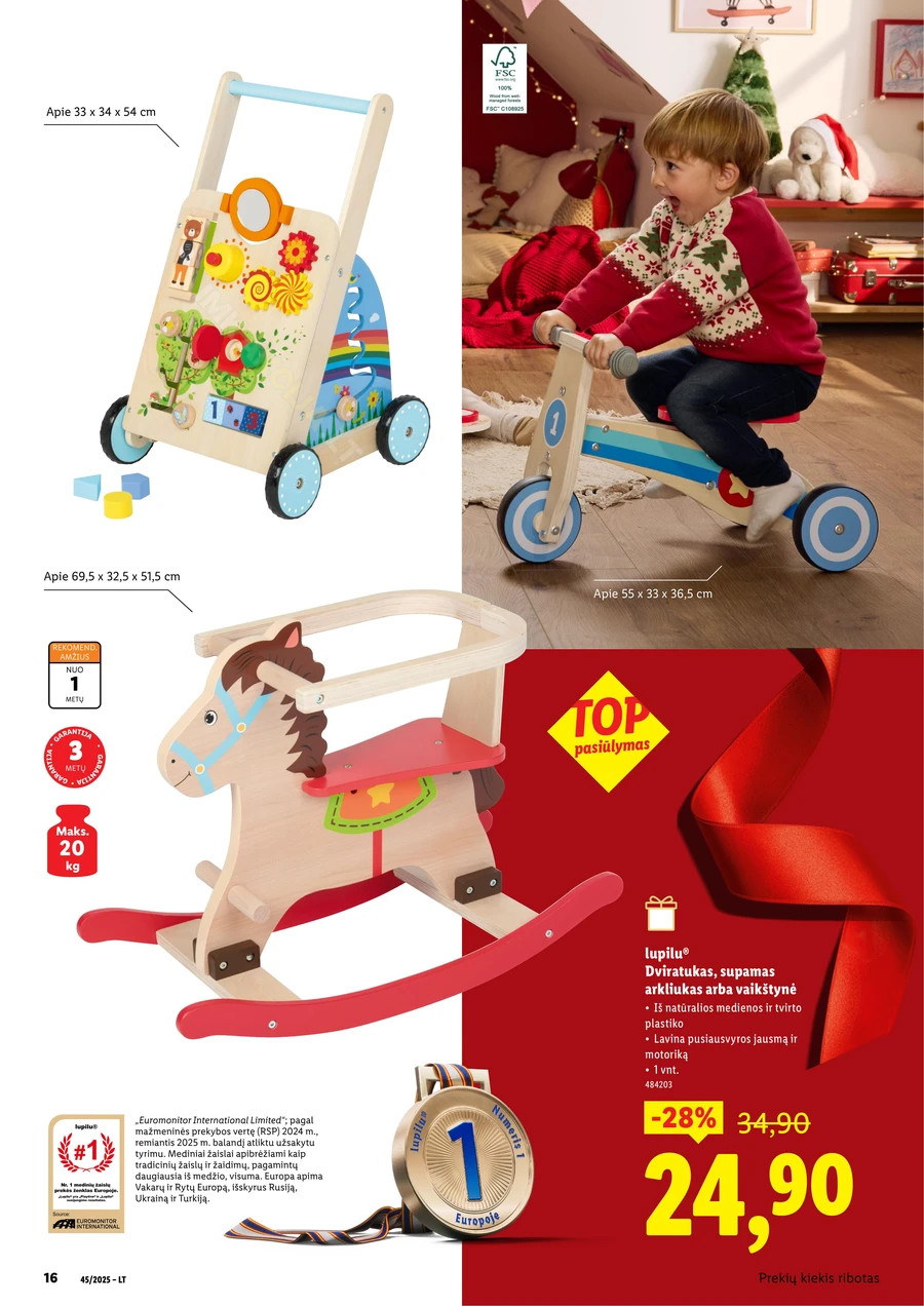 LIDL Žaislų katalogas 2025 puslapis 16