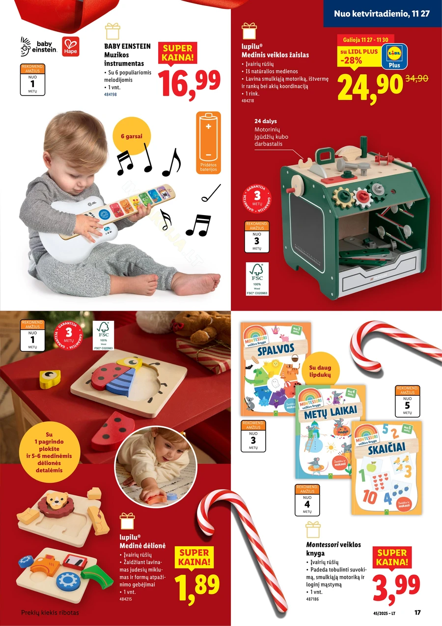 LIDL Žaislų katalogas 2025 puslapis 17
