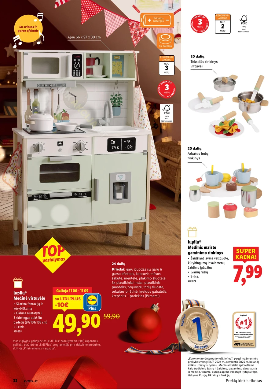 LIDL Žaislų katalogas 2025 puslapis 32