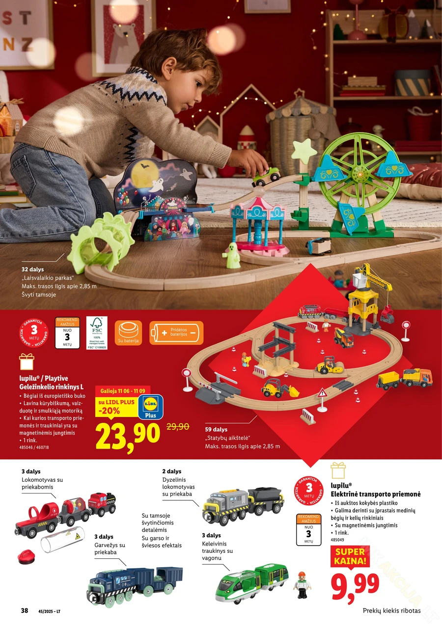 LIDL Žaislų katalogas 2025 puslapis 38