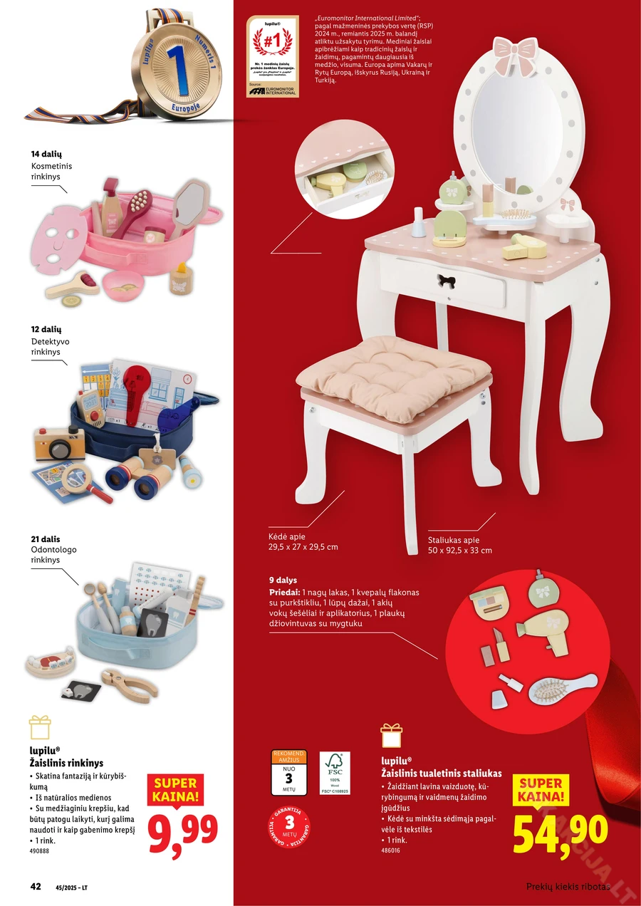 LIDL Žaislų katalogas 2025 puslapis 42