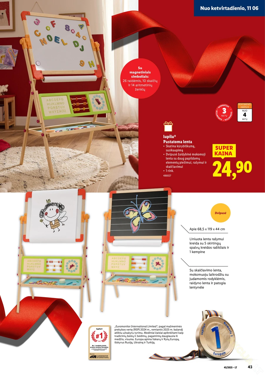 LIDL Žaislų katalogas 2025 puslapis 43