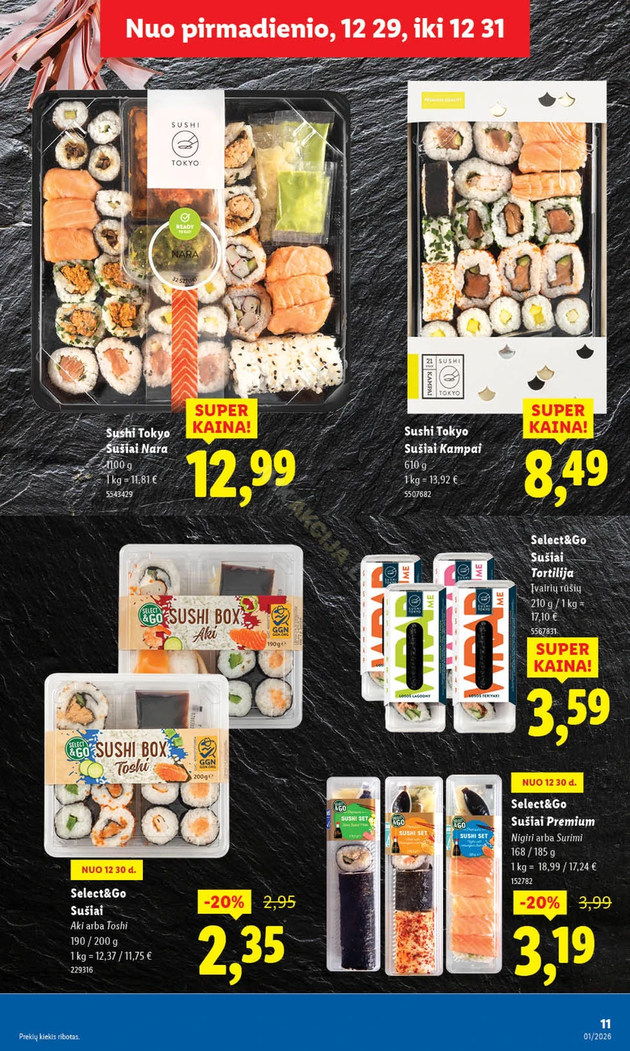 LIDL maisto prekių akcijų leidinys puslapis 11