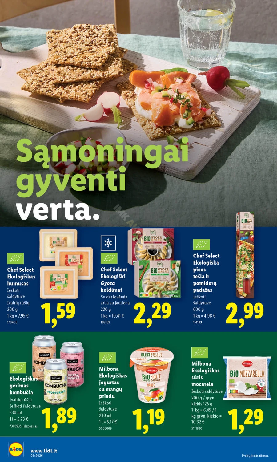 LIDL maisto prekių akcijų leidinys puslapis 12