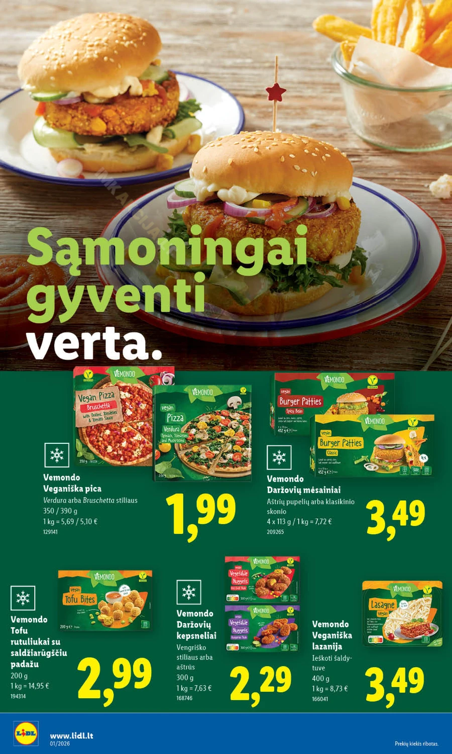 LIDL maisto prekių akcijų leidinys puslapis 14