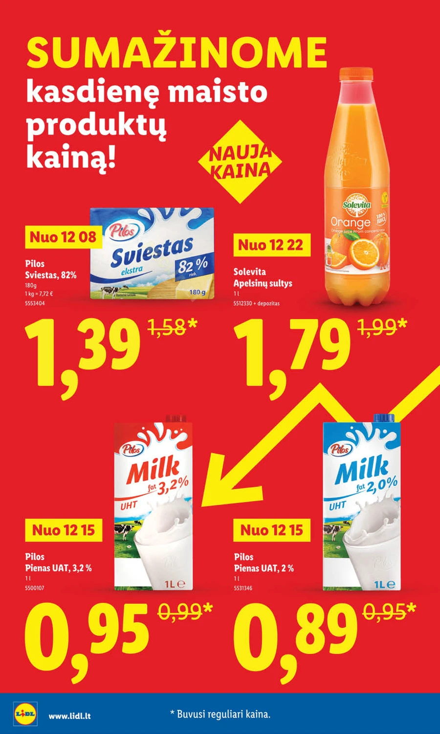 LIDL maisto prekių akcijų leidinys puslapis 3