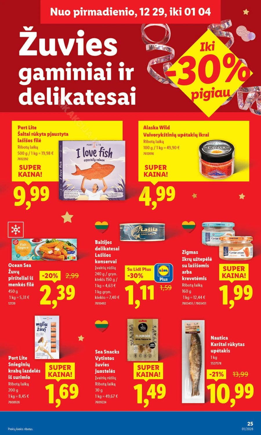 LIDL maisto prekių akcijų leidinys puslapis 25