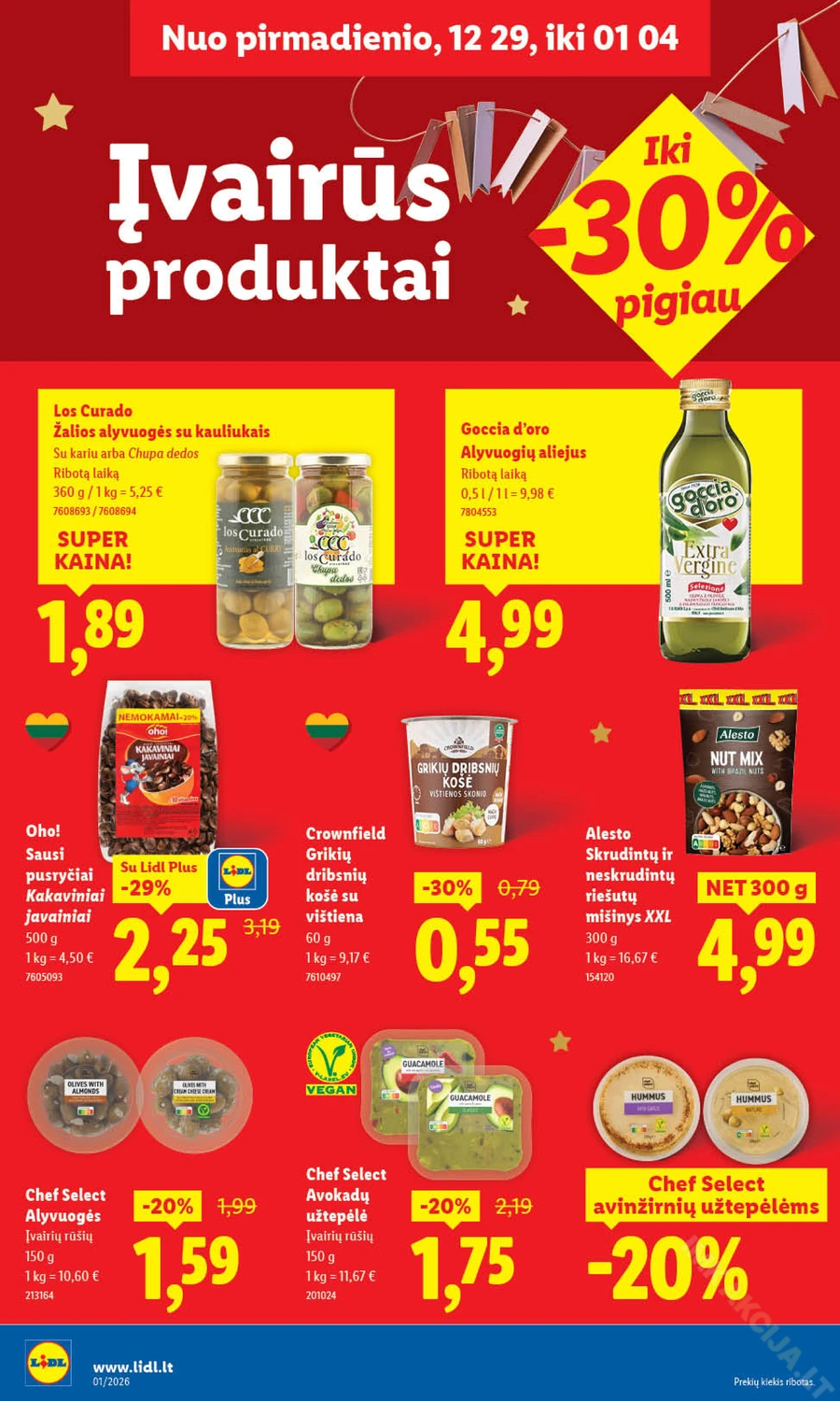 LIDL maisto prekių akcijų leidinys puslapis 26