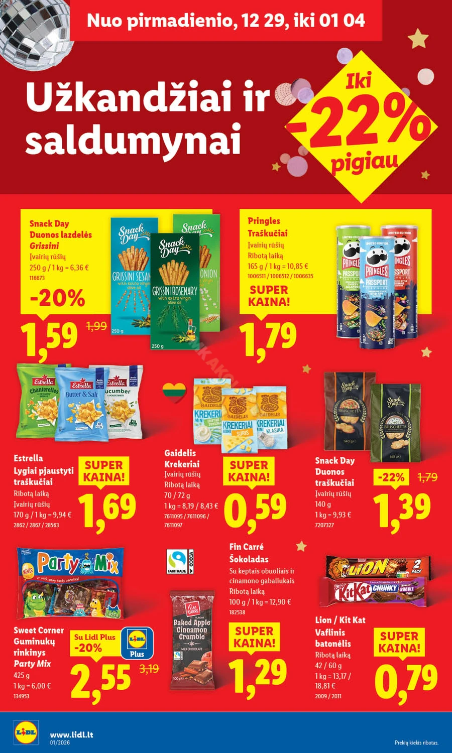 LIDL maisto prekių akcijų leidinys puslapis 28