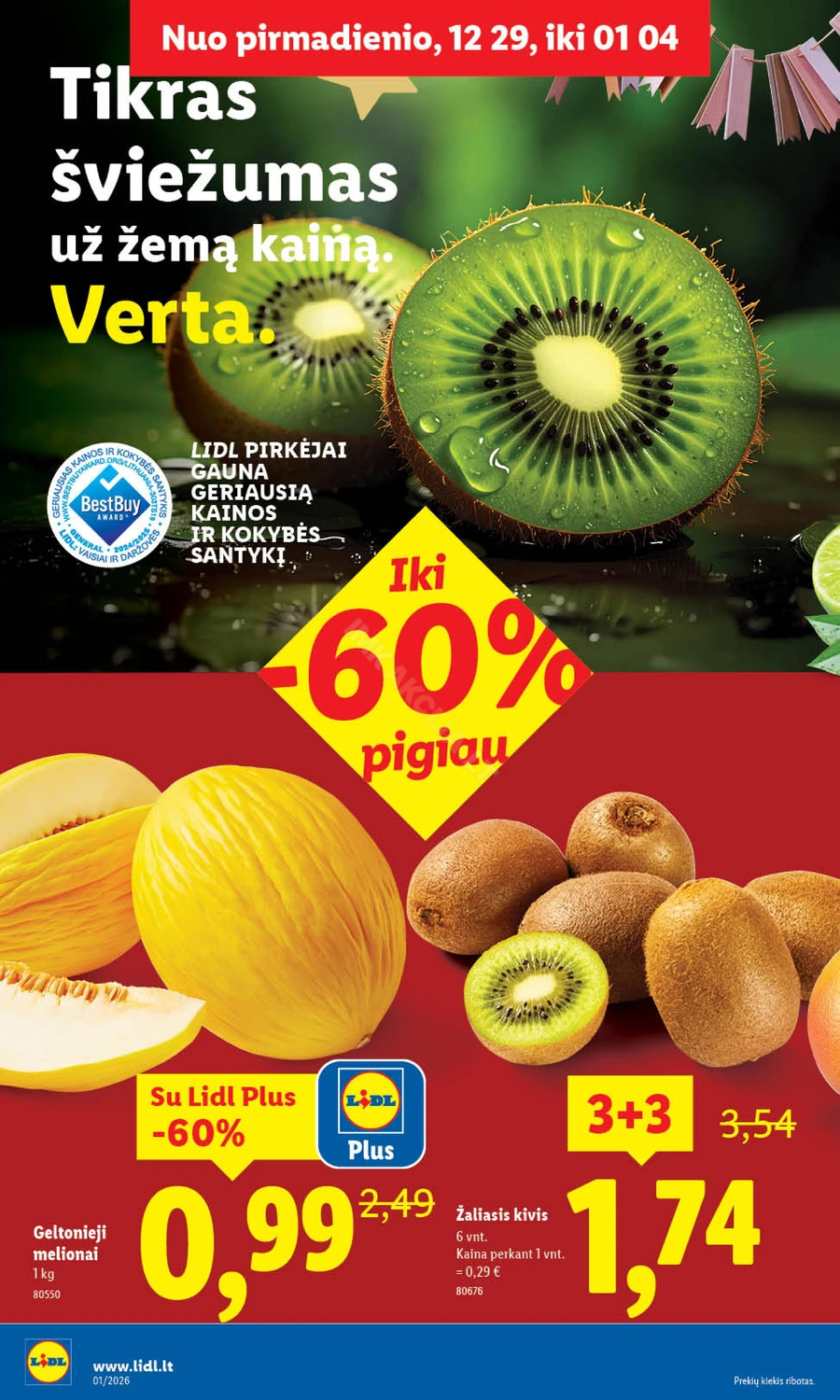 LIDL maisto prekių akcijų leidinys puslapis 4