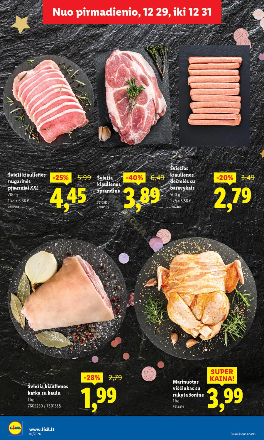 LIDL maisto prekių akcijų leidinys puslapis 8
