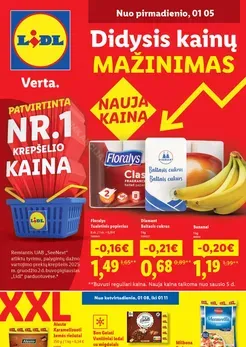 LIDL maisto prekių akcijų leidinys