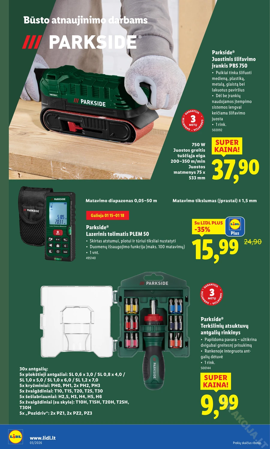 LIDL ne maisto prekių akcijų leidinys puslapis 14