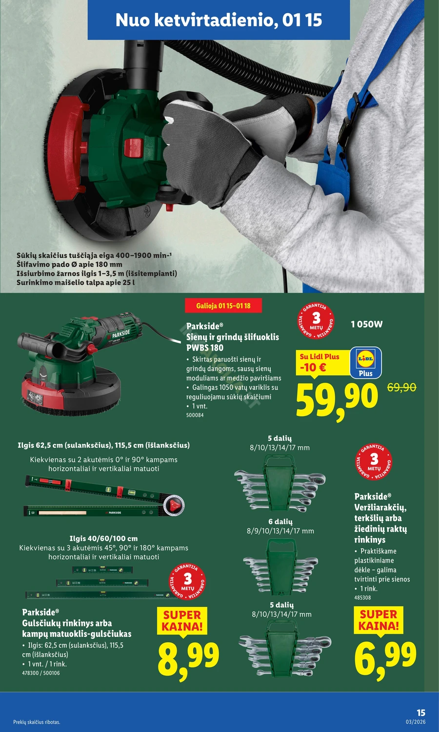 LIDL ne maisto prekių akcijų leidinys puslapis 15