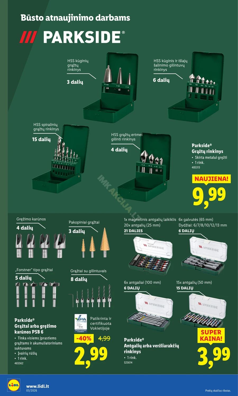 LIDL ne maisto prekių akcijų leidinys puslapis 16