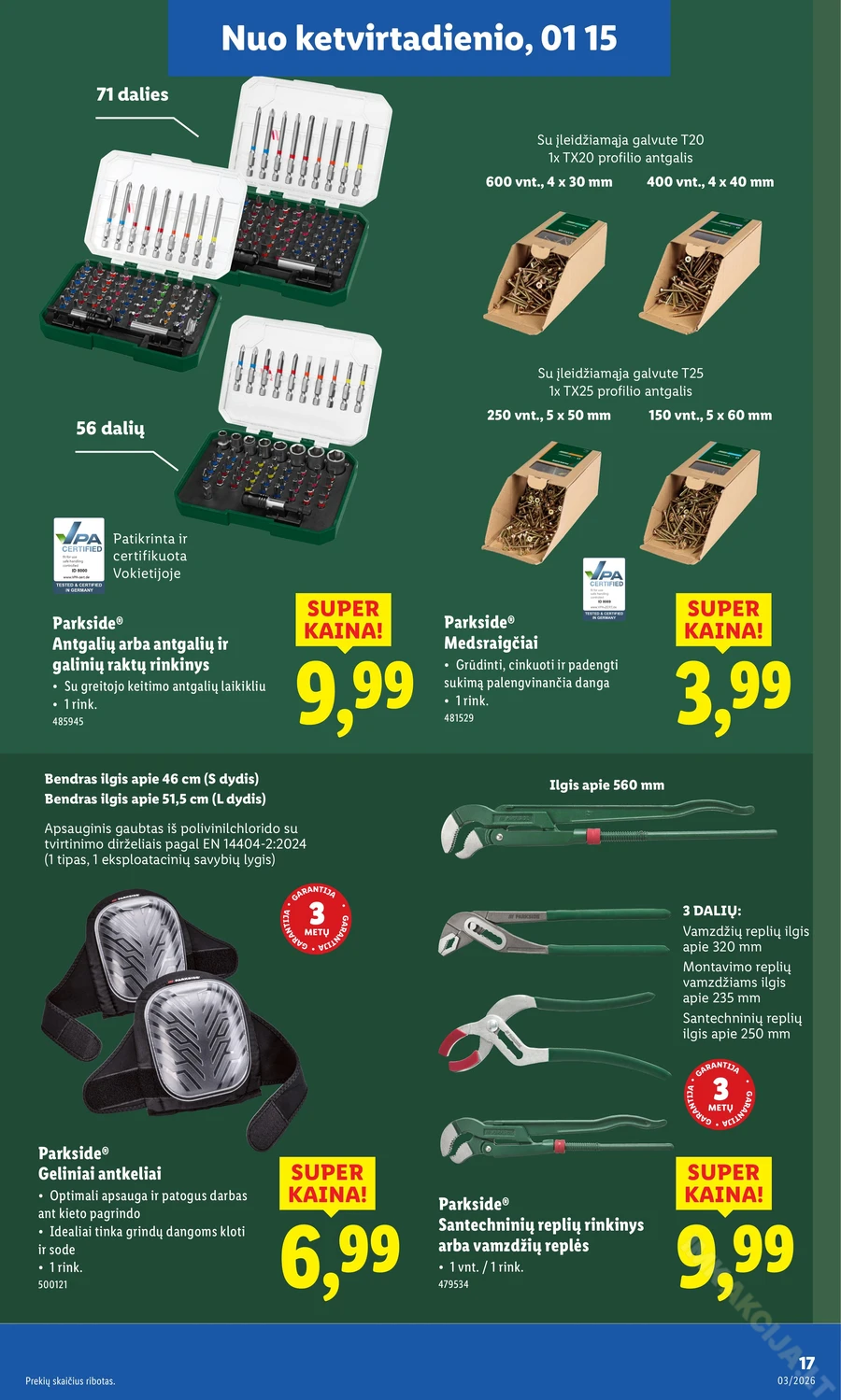 LIDL ne maisto prekių akcijų leidinys puslapis 17