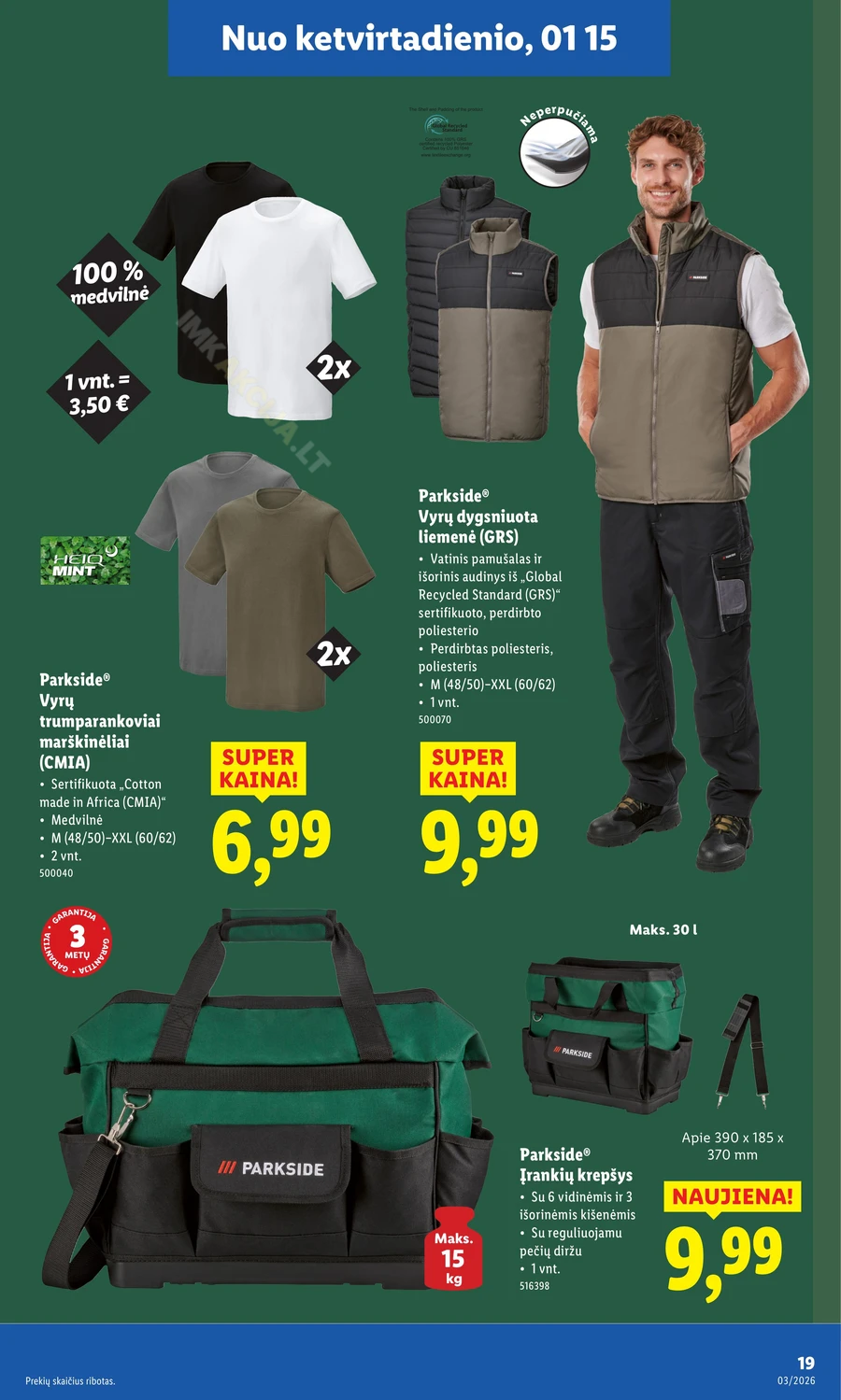 LIDL ne maisto prekių akcijų leidinys puslapis 19