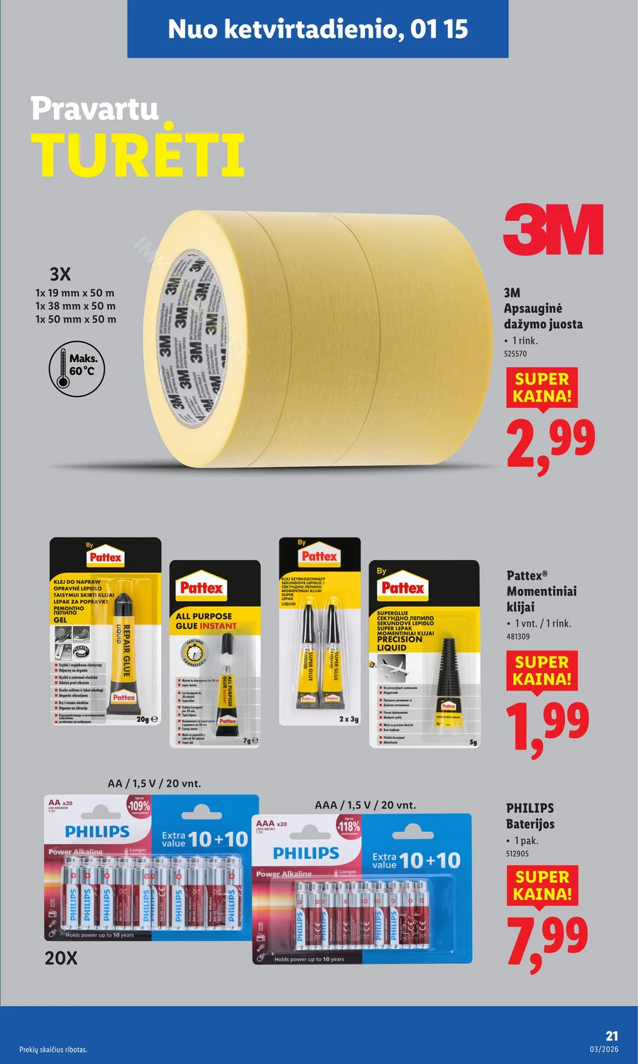 LIDL ne maisto prekių akcijų leidinys puslapis 21