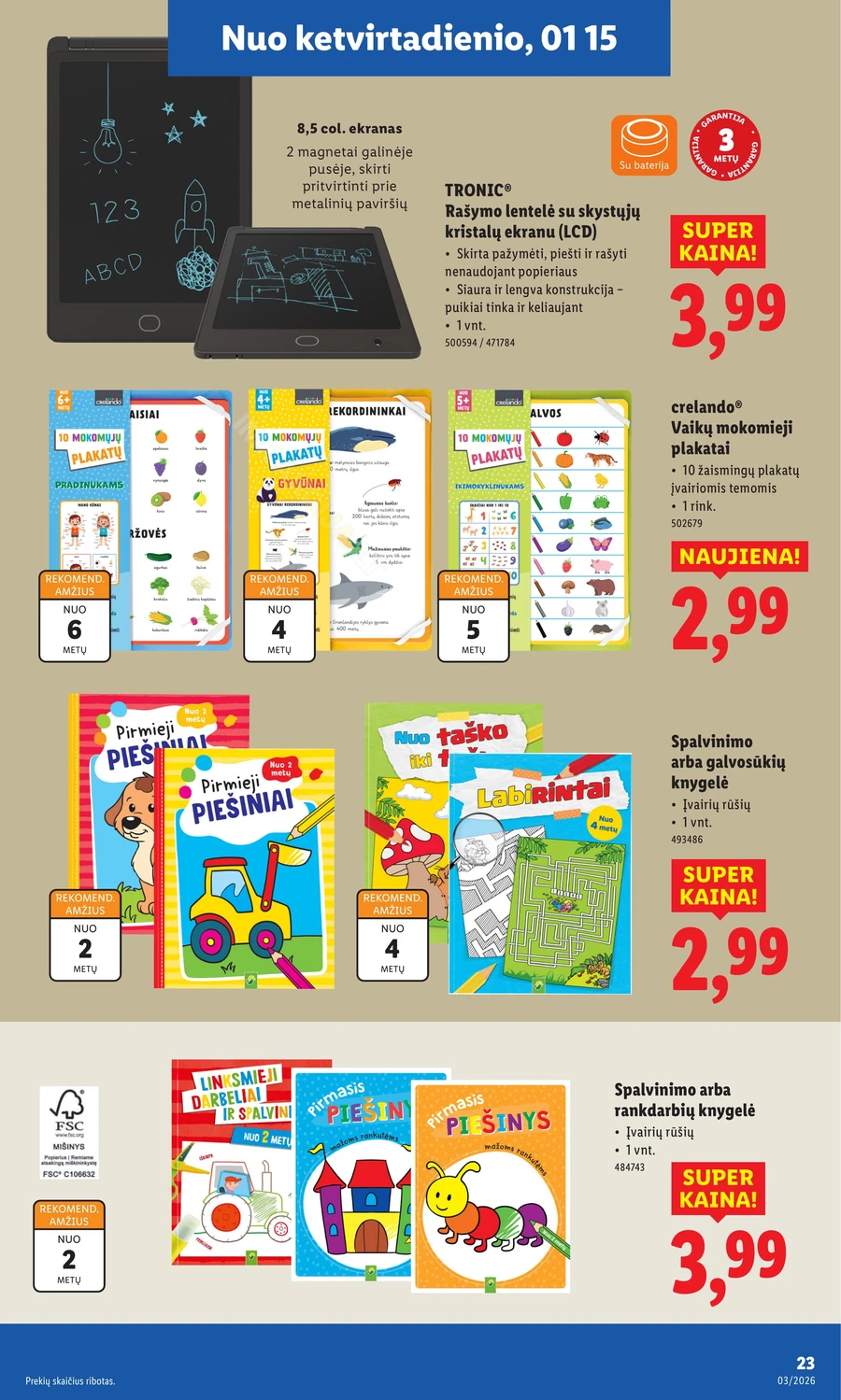 LIDL ne maisto prekių akcijų leidinys puslapis 23