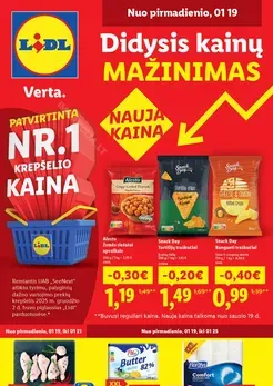 LIDL maisto prekių akcijų leidinys