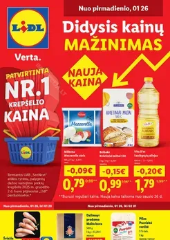 LIDL maisto prekių akcijų leidinys