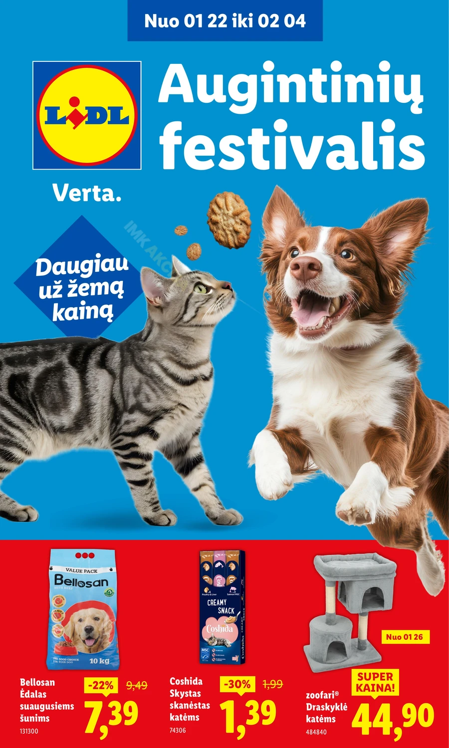LIDL akcijų katalogas „Augintinių festivalis“ puslapis 1