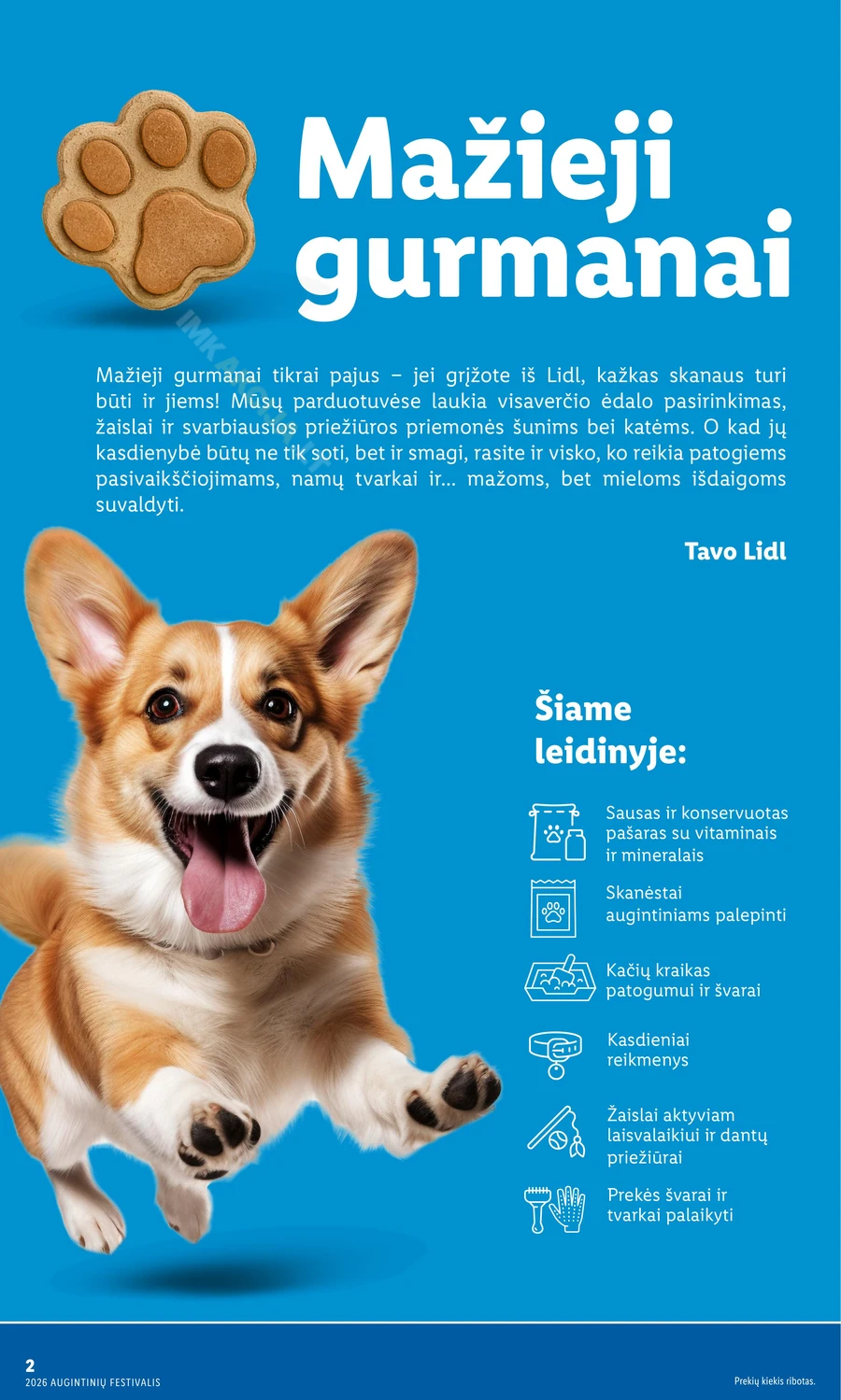 LIDL akcijų katalogas „Augintinių festivalis“ puslapis 2