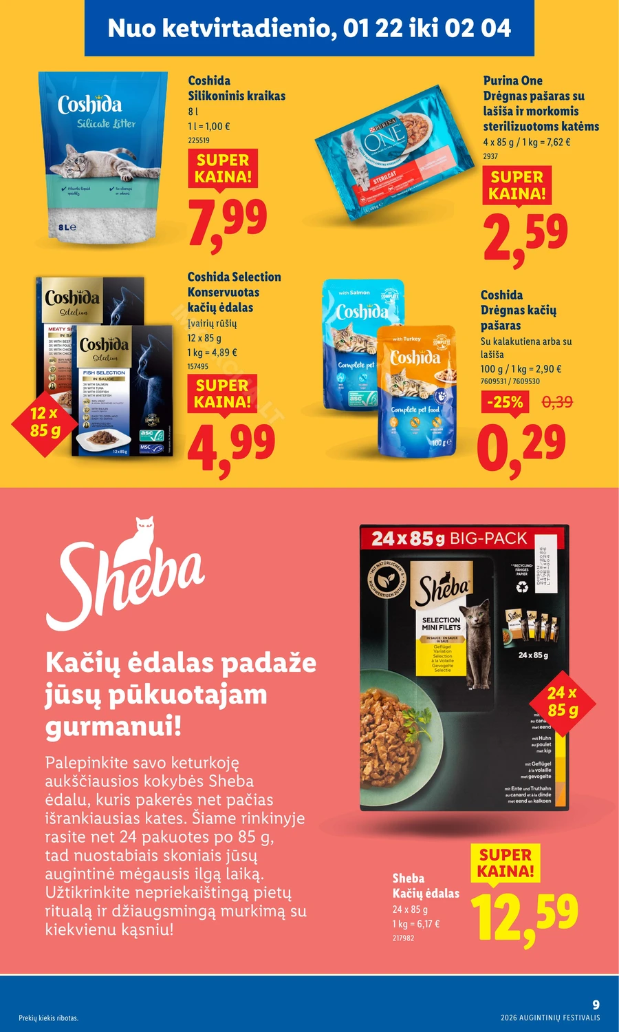LIDL akcijų katalogas „Augintinių festivalis“ puslapis 9