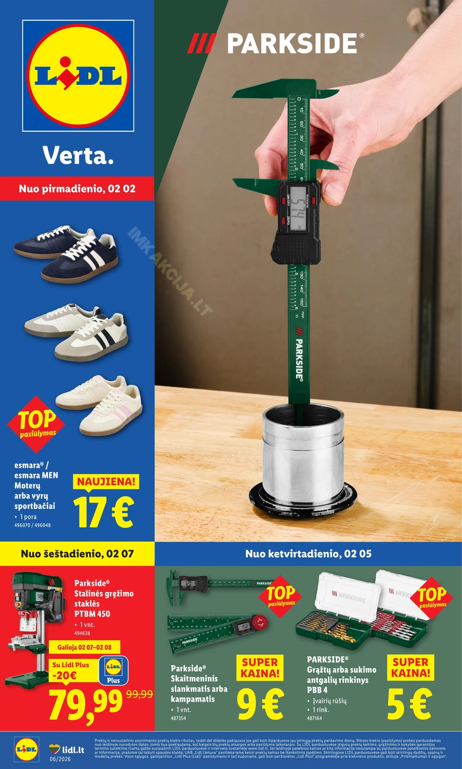 LIDL ne maisto prekių akcijų leidinys puslapis 1