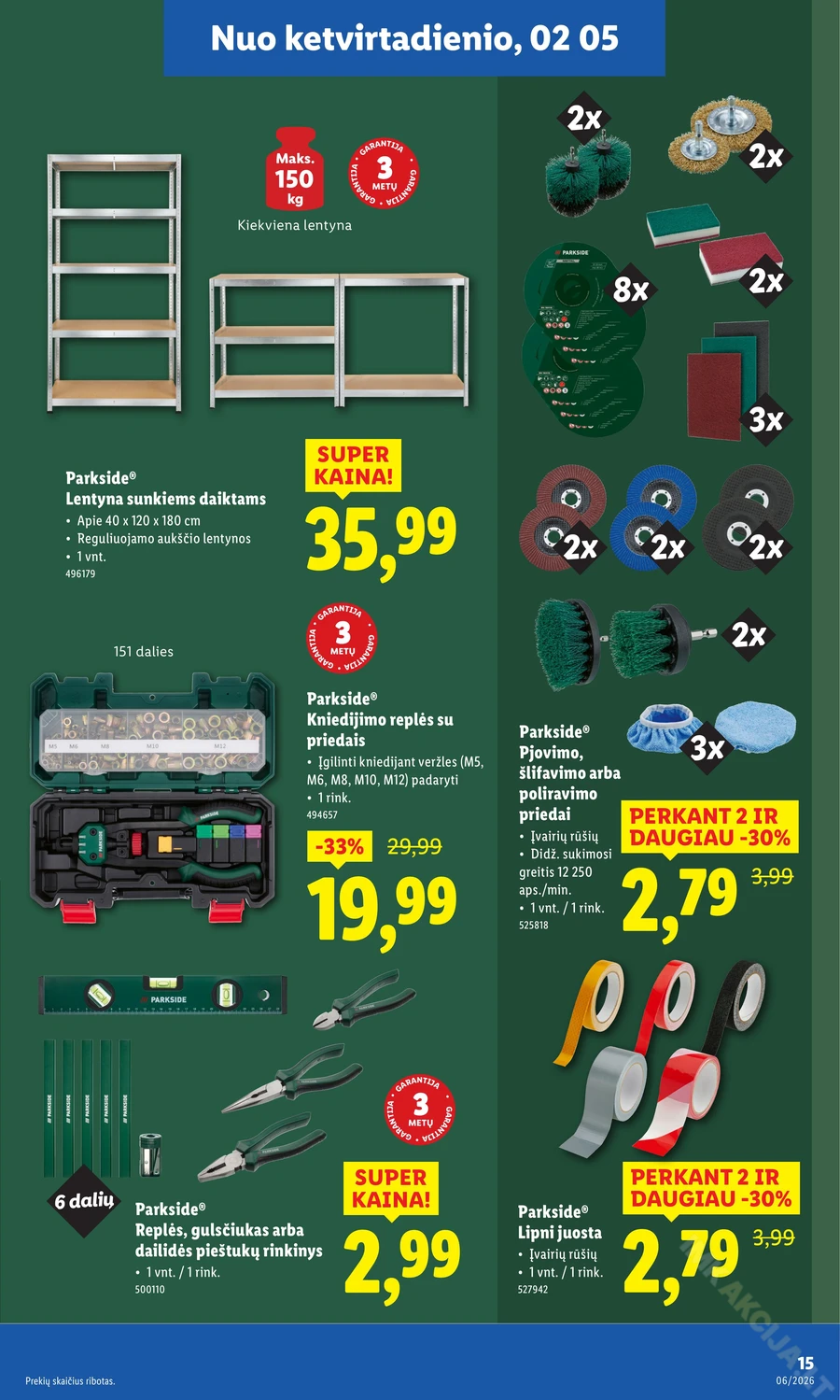 LIDL ne maisto prekių akcijų leidinys puslapis 15