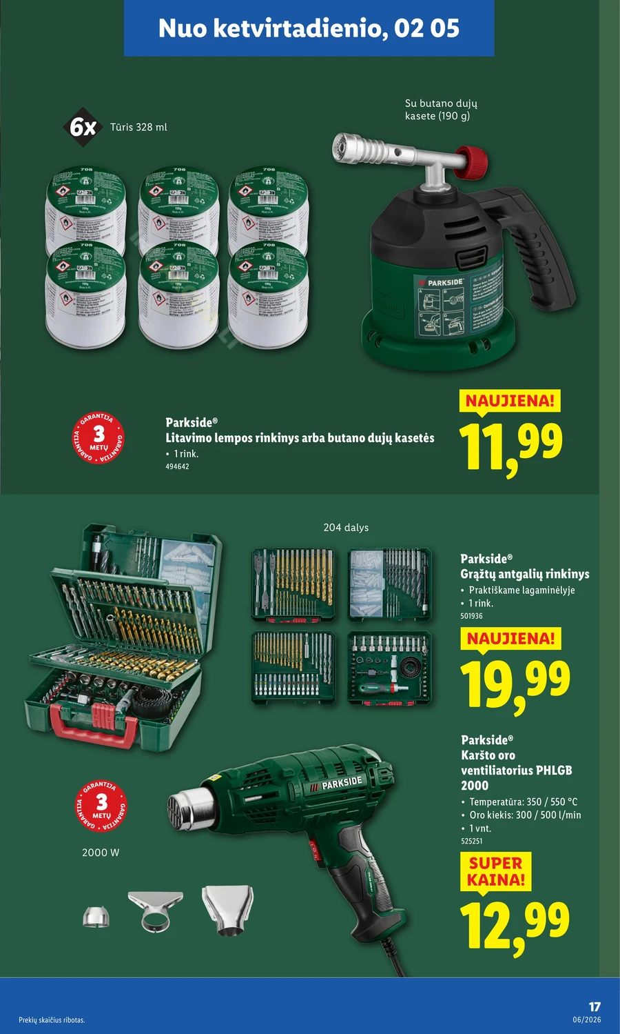 LIDL ne maisto prekių akcijų leidinys puslapis 17