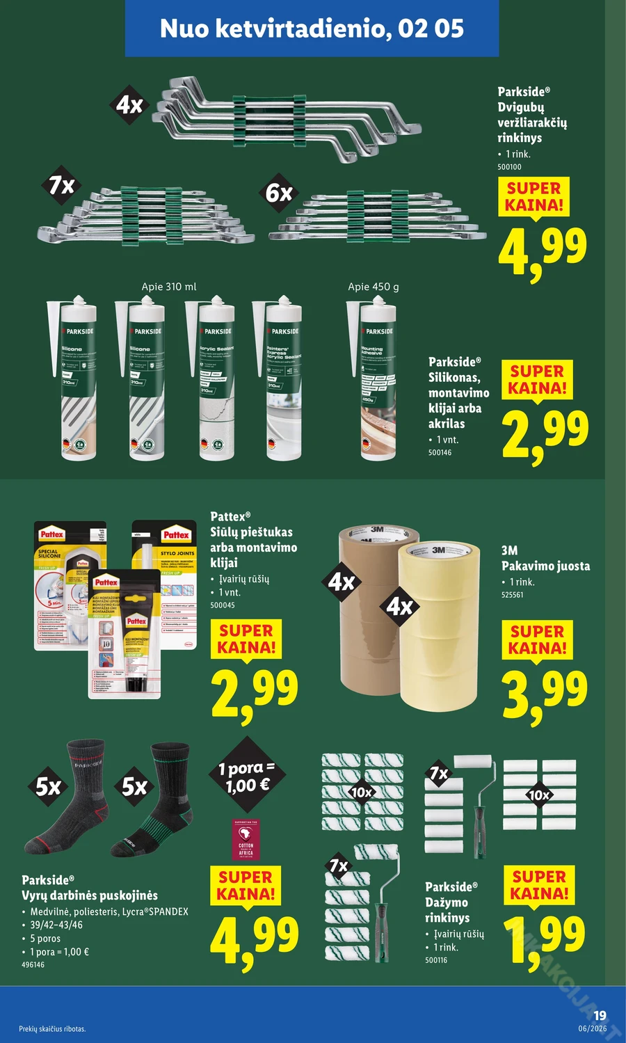 LIDL ne maisto prekių akcijų leidinys puslapis 19