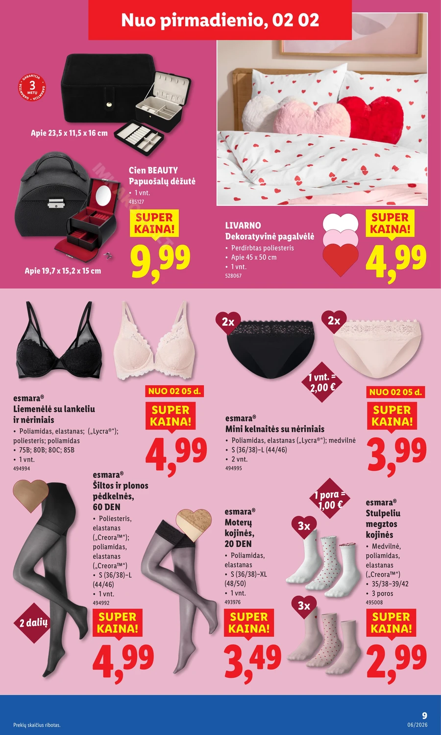 LIDL ne maisto prekių akcijų leidinys puslapis 9