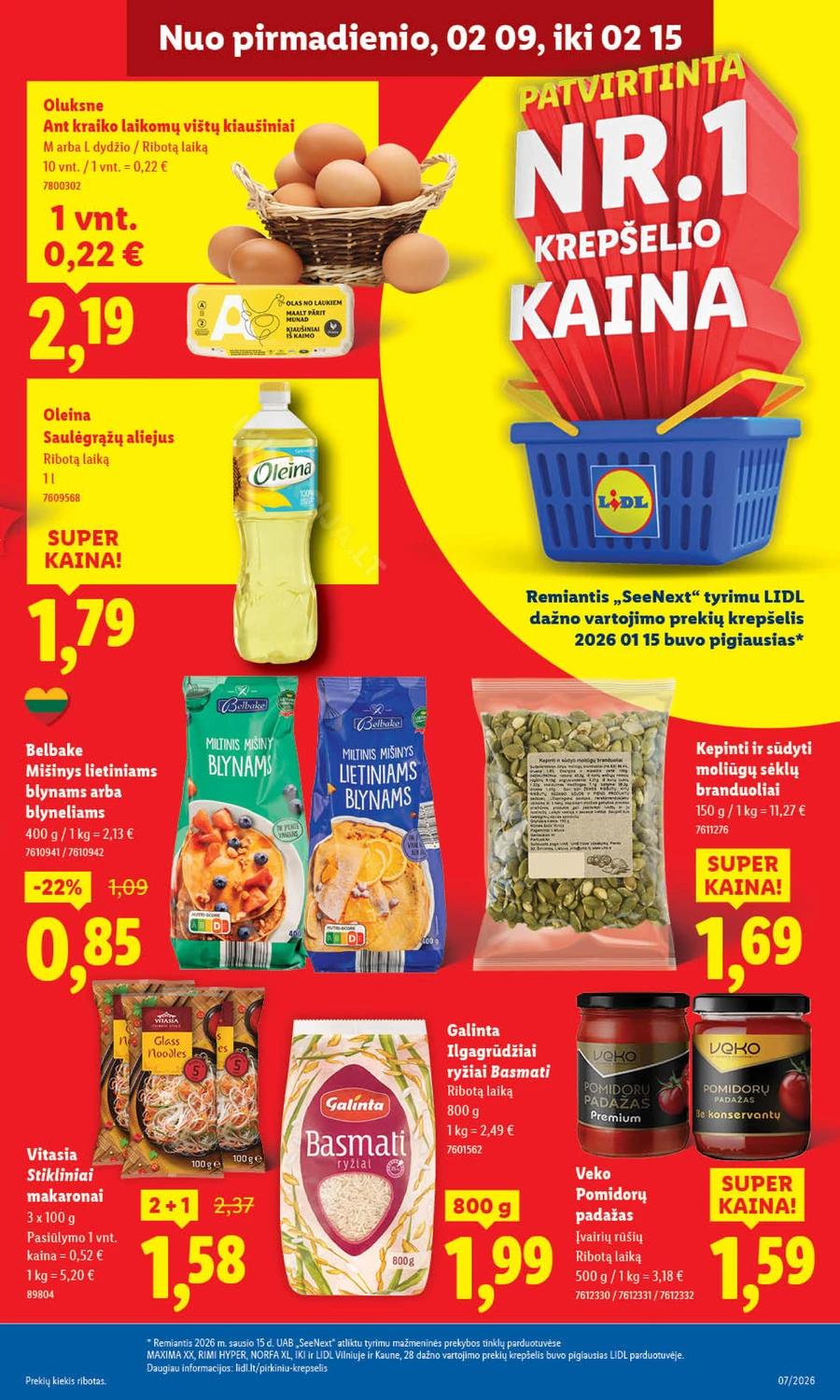 LIDL maisto prekių akcijų leidinys puslapis 15