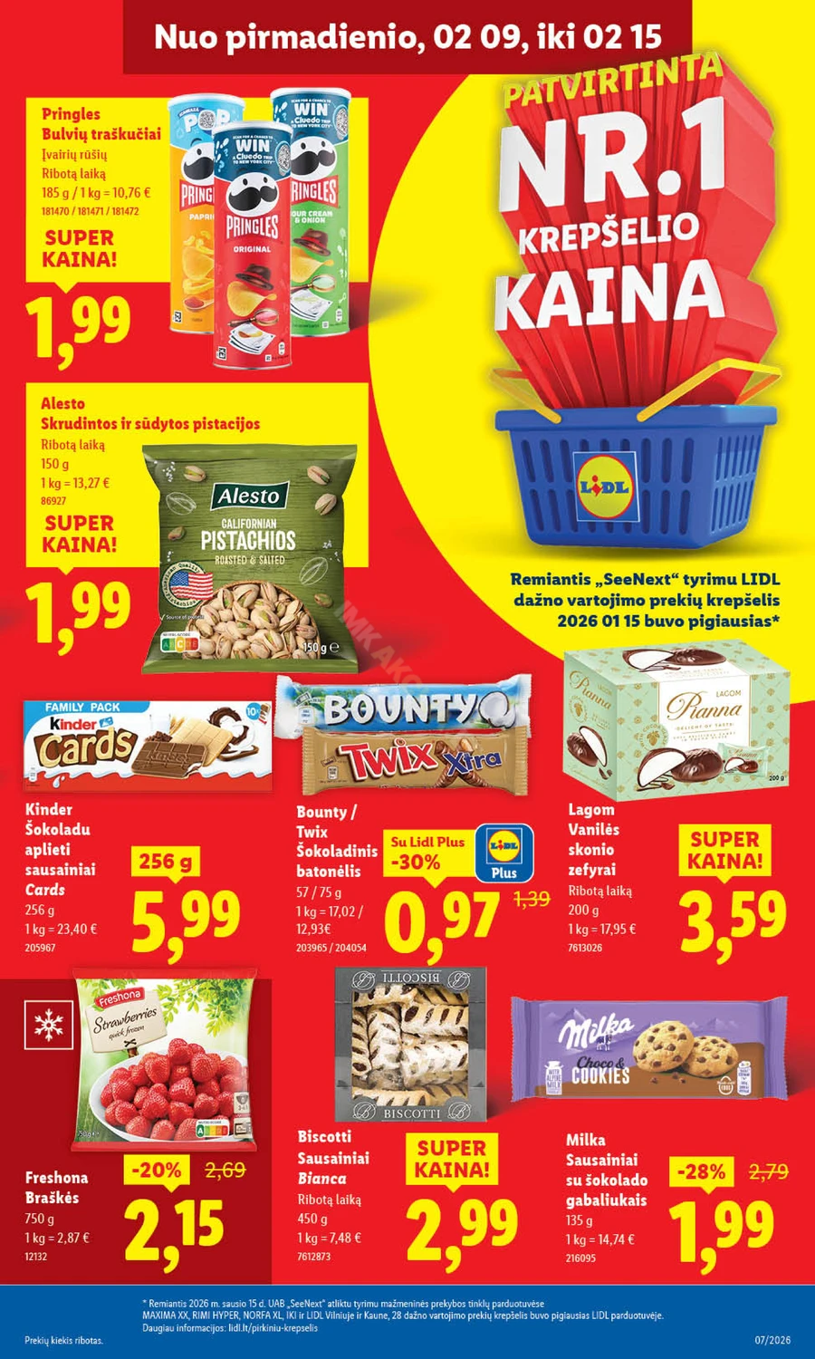 LIDL maisto prekių akcijų leidinys puslapis 17