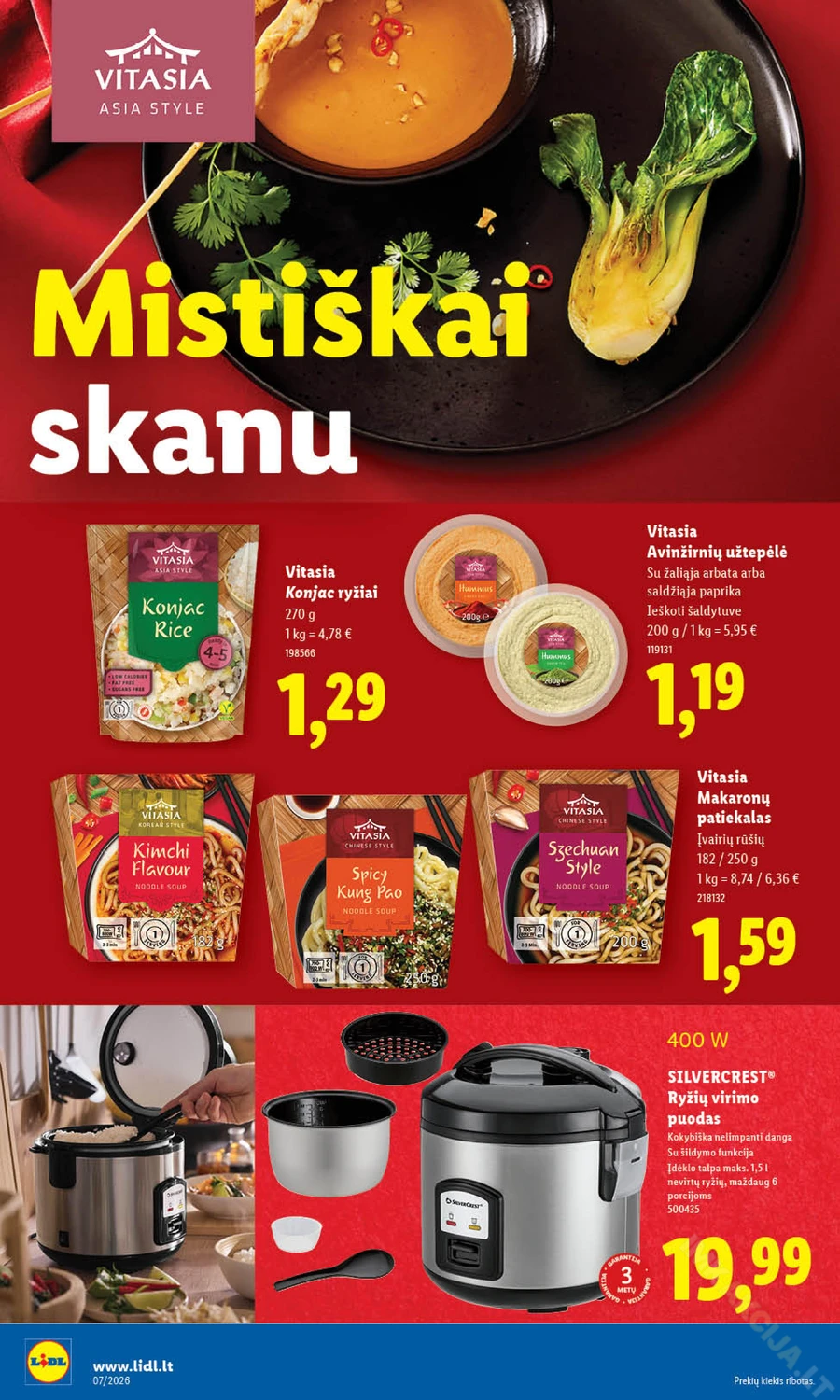 LIDL maisto prekių akcijų leidinys puslapis 20