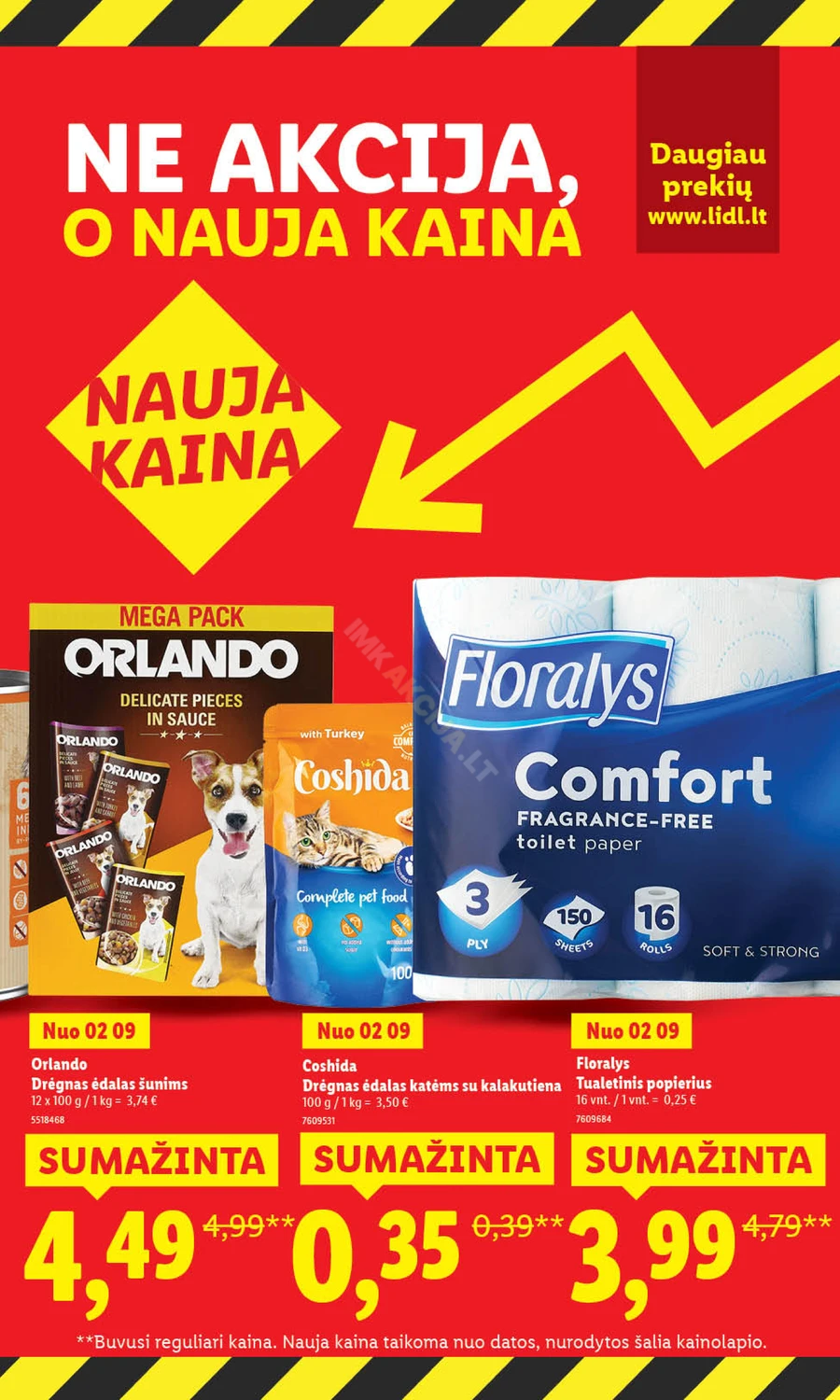 LIDL maisto prekių akcijų leidinys puslapis 3