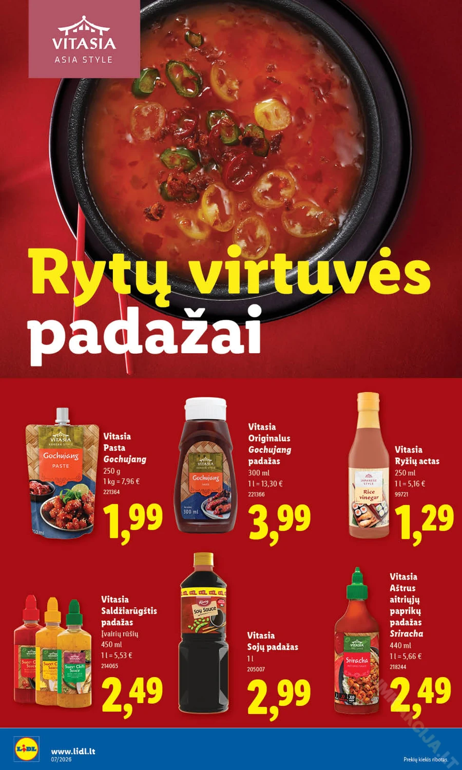 LIDL maisto prekių akcijų leidinys puslapis 22