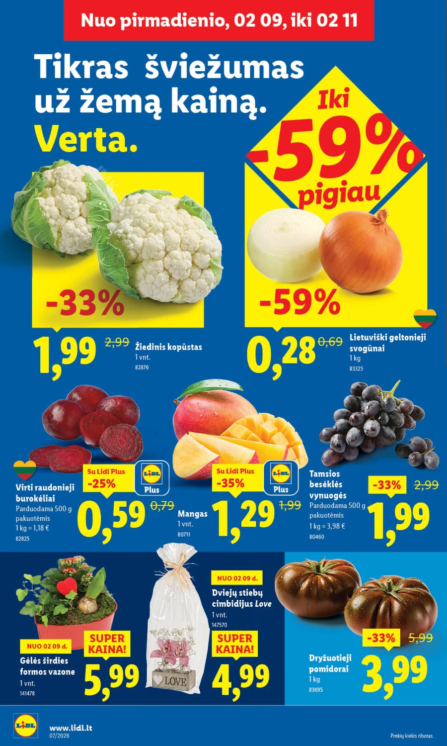 LIDL maisto prekių akcijų leidinys puslapis 4