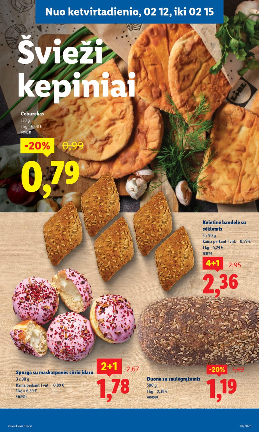 LIDL maisto prekių akcijų leidinys puslapis 33