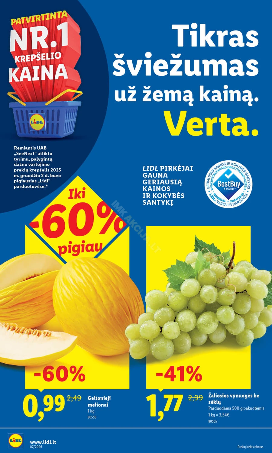 LIDL maisto prekių akcijų leidinys puslapis 36