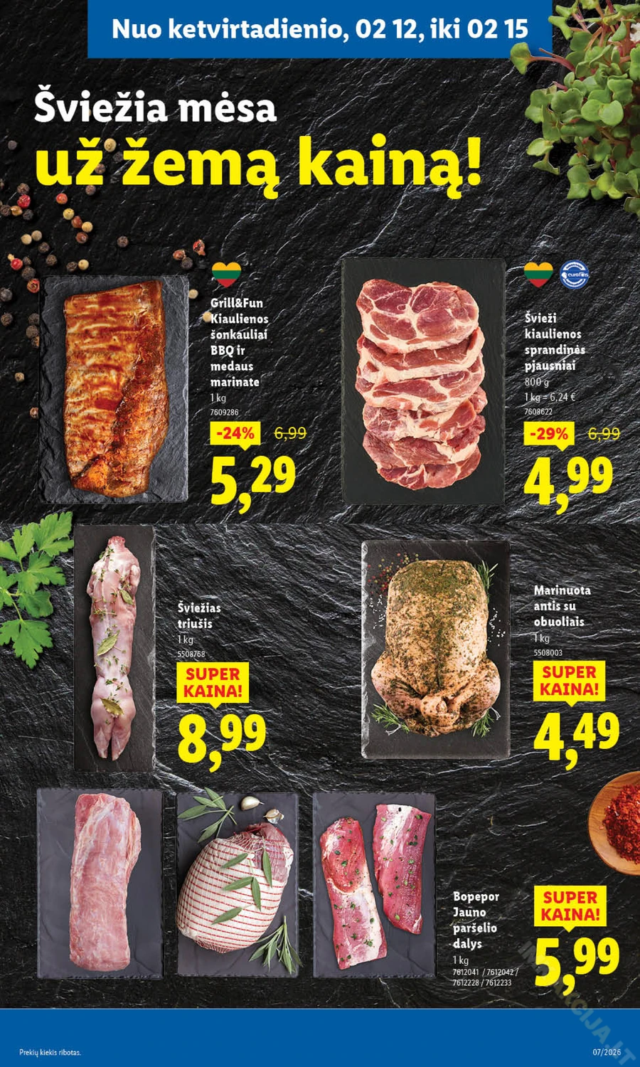 LIDL maisto prekių akcijų leidinys puslapis 39