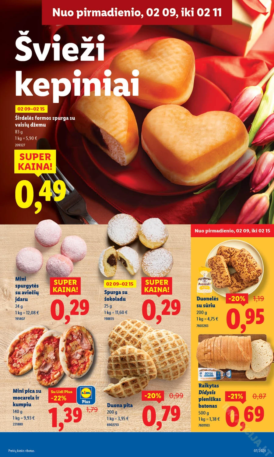 LIDL maisto prekių akcijų leidinys puslapis 5