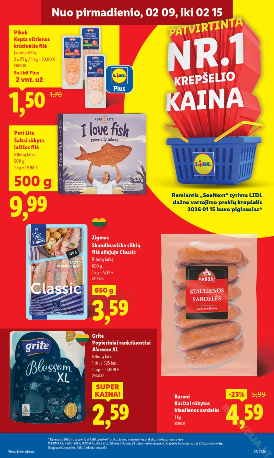 LIDL maisto prekių akcijų leidinys puslapis 7