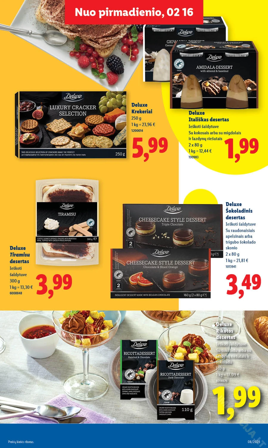 LIDL maisto prekių akcijų leidinys puslapis 13