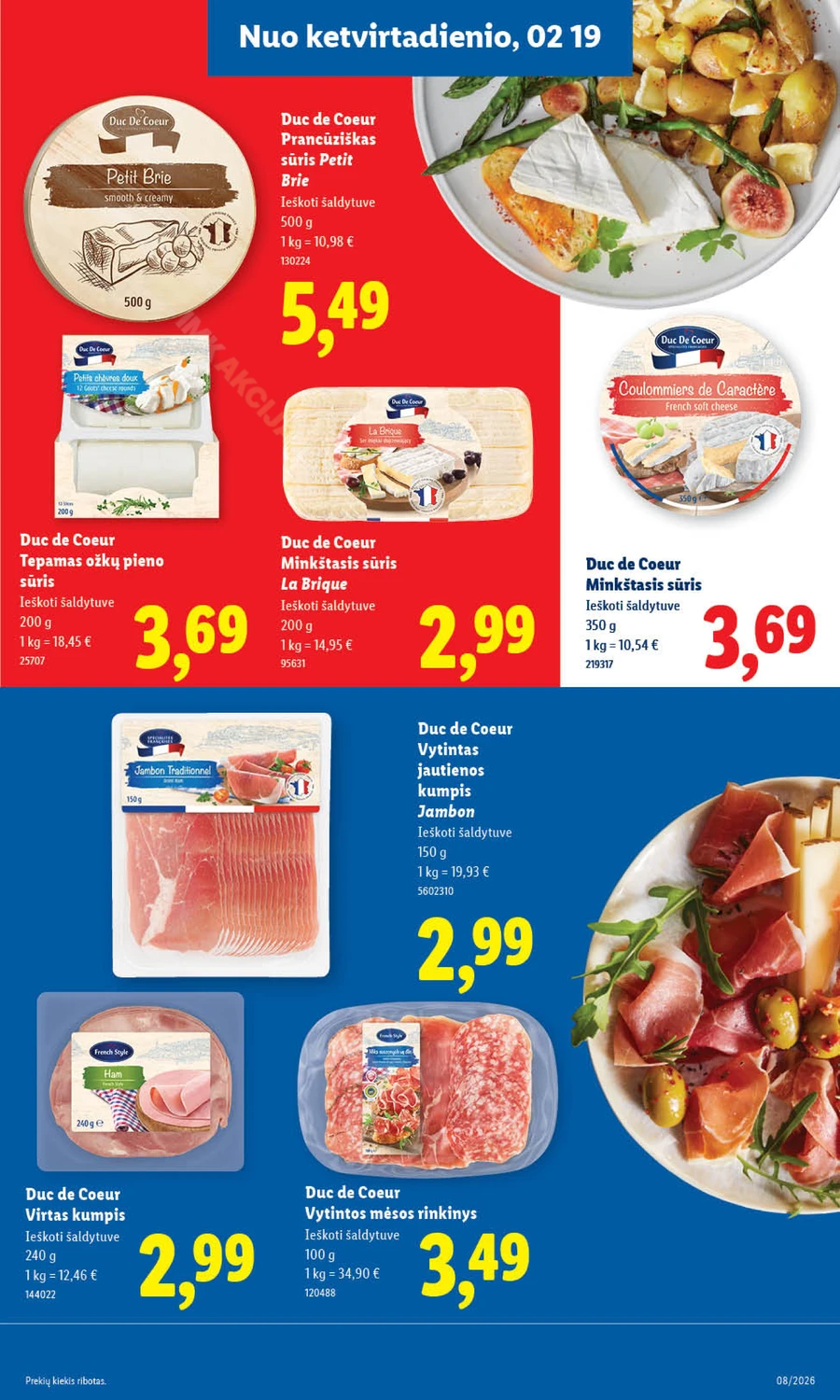 LIDL maisto prekių akcijų leidinys puslapis 15