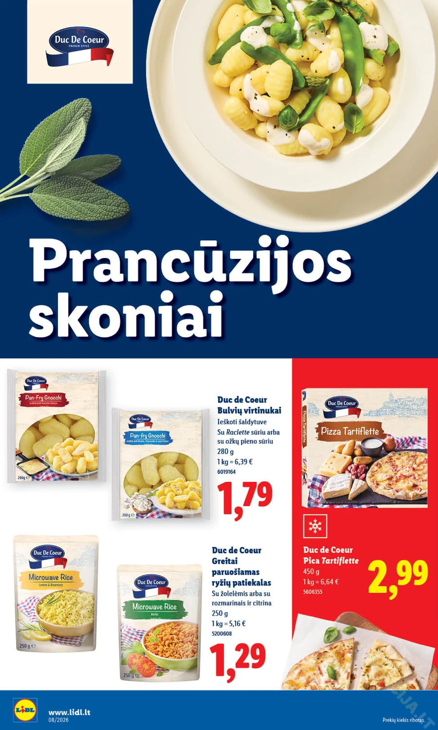 LIDL maisto prekių akcijų leidinys puslapis 16