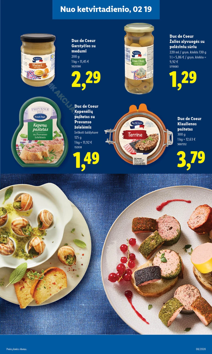 LIDL maisto prekių akcijų leidinys puslapis 17