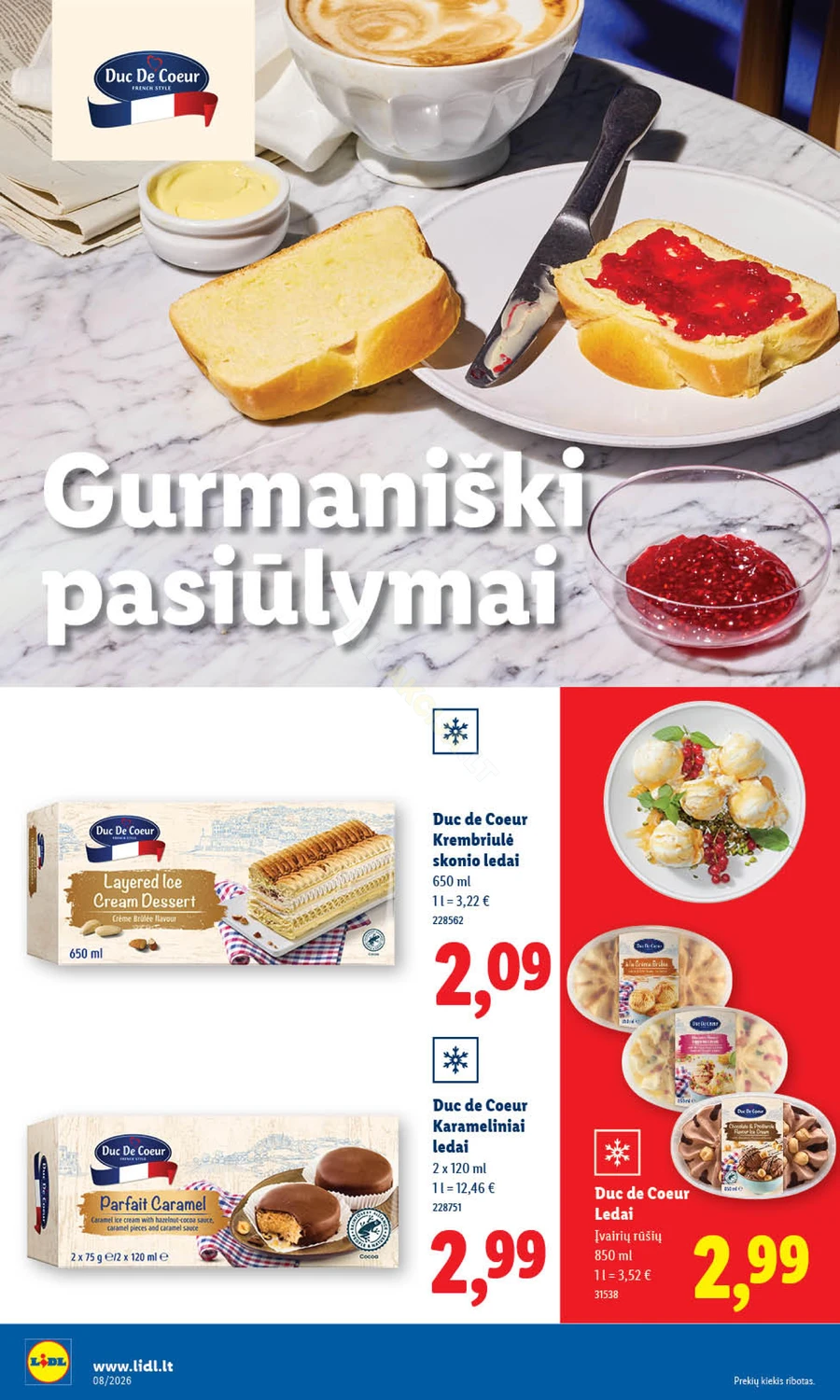 LIDL maisto prekių akcijų leidinys puslapis 18