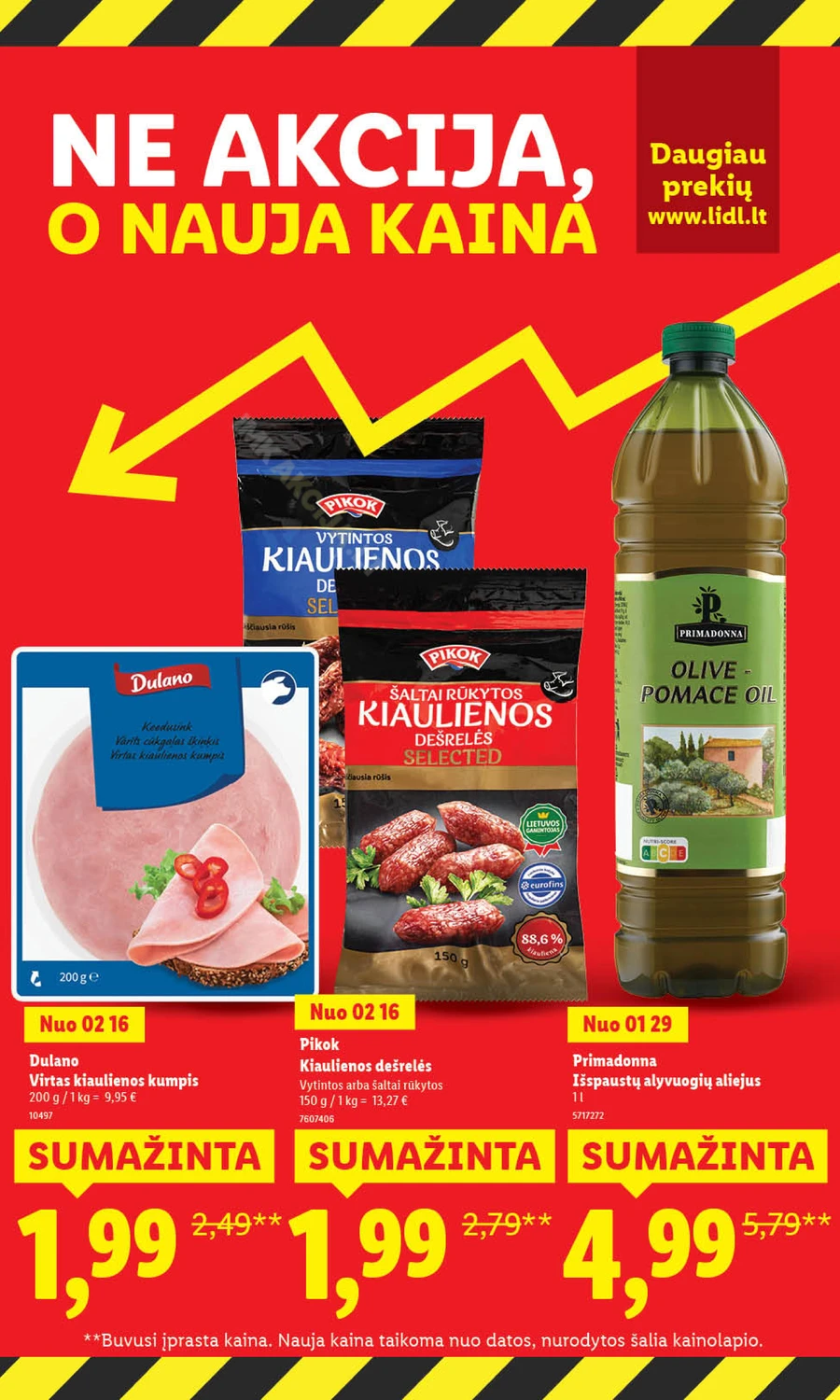 LIDL maisto prekių akcijų leidinys puslapis 3